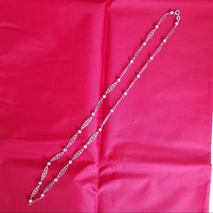 Filigree 925 Sterling Silver Chain Necklace